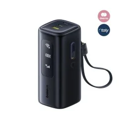 Baseus EnerGeek GX11 MiFi Power Bank 20000mAh 67W - Cosmic Black